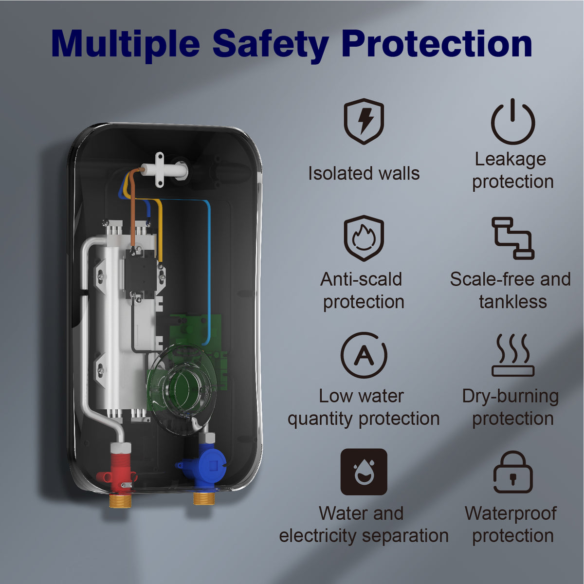 Electric Tankless Water Heater 9kW 240v